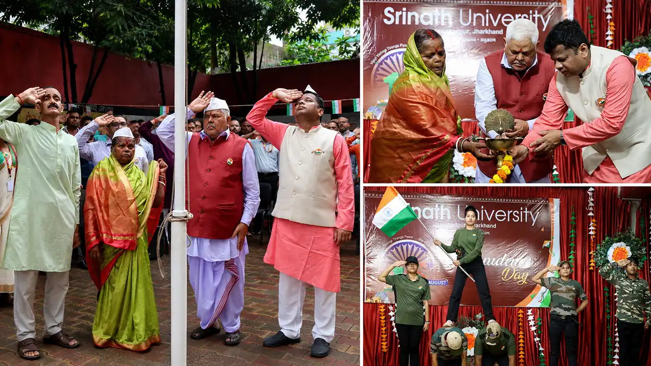श्रीनाथ विश्वविद्यालय स्वतंत्रता दिवस समारोह