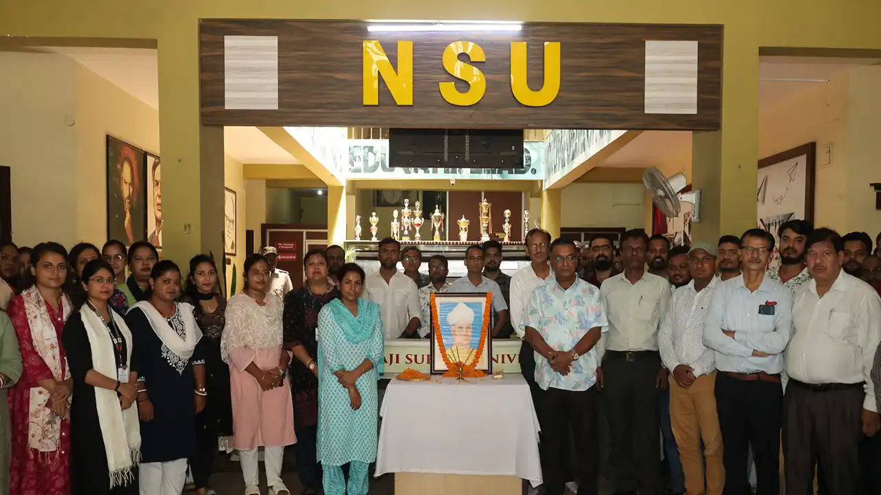 नेताजी सुभाष विश्वविद्यालय शिक्षक दिवस