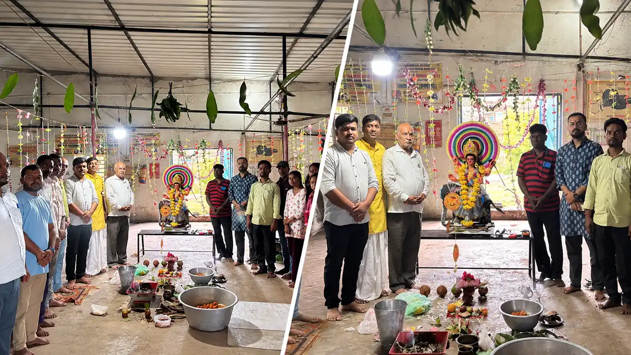 नारायण प्राइवेट आईटीआई विश्वकर्मा पूजा