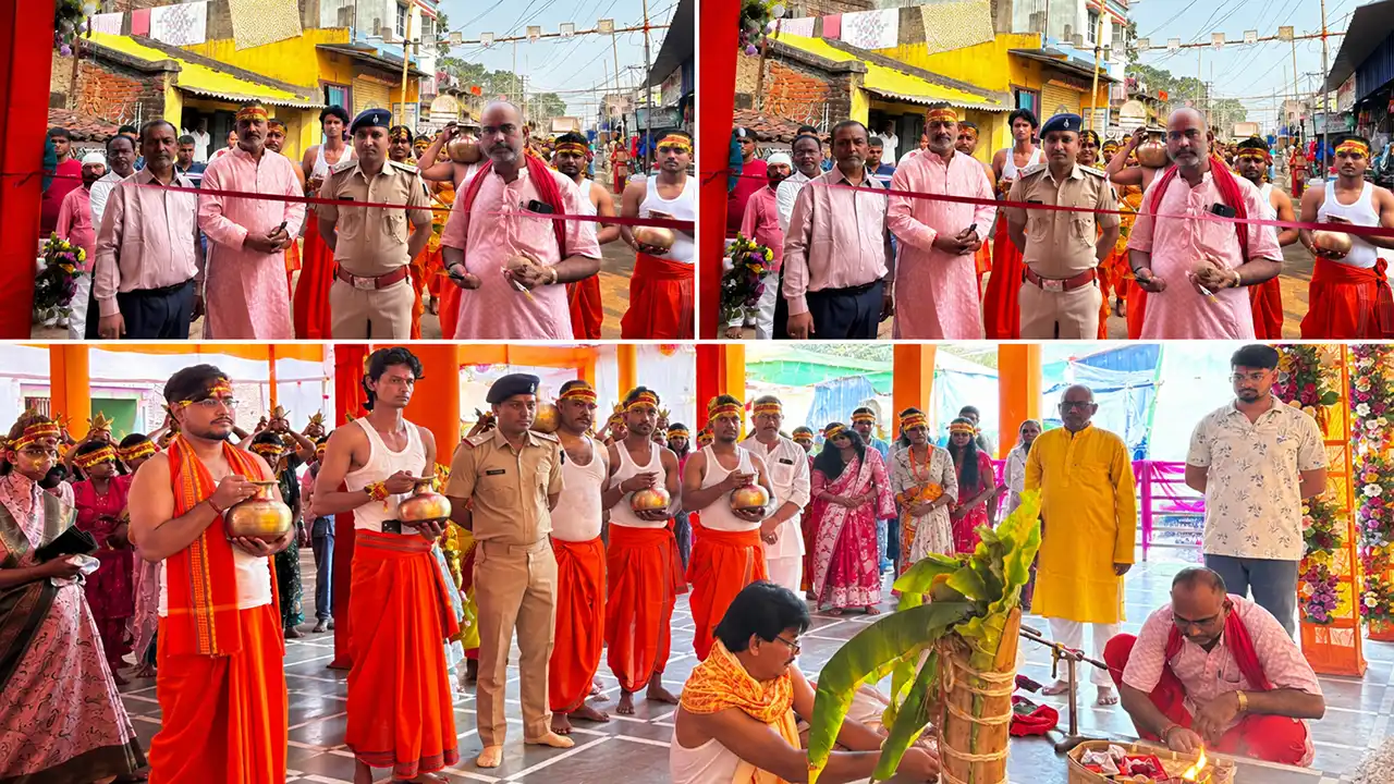 खरसावां दुर्गापूजा सप्तमी