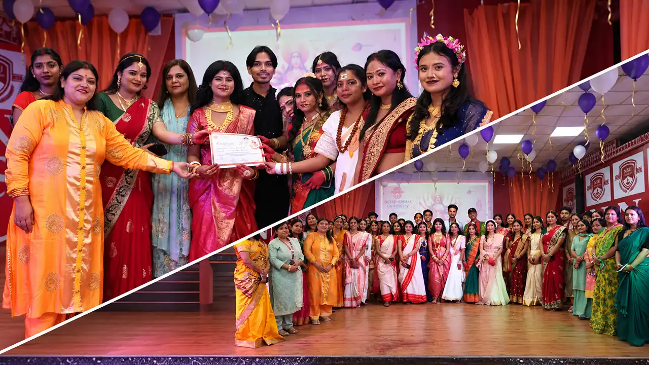 नेताजी सुभाष विश्वविद्यालय दुर्गोत्सव 3.0