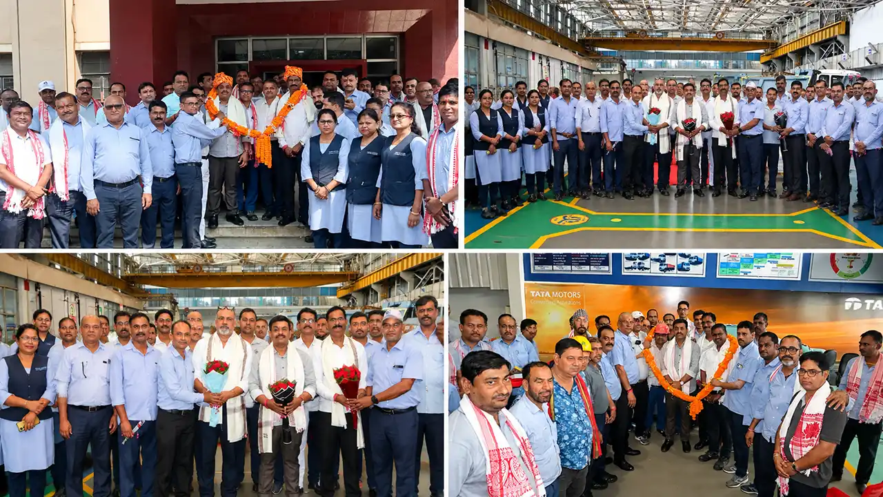 टाटा मोटर्स वर्कर्स यूनियन अभिनंदन समारोह